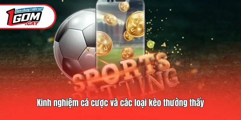 Kinh nghiệm cá cược và các loại kèo thường thấy